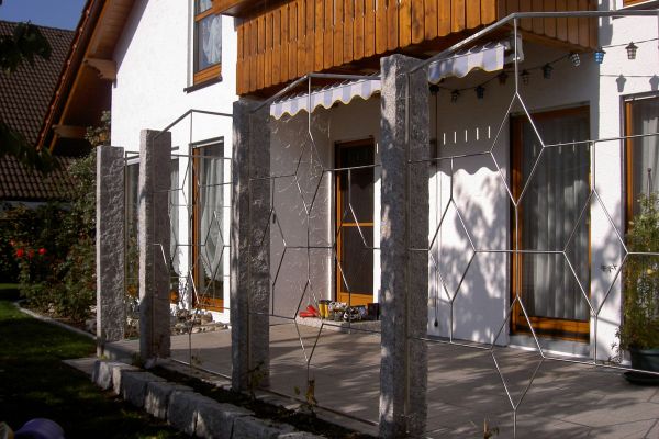 Rankgitter aus Edelstahl 3